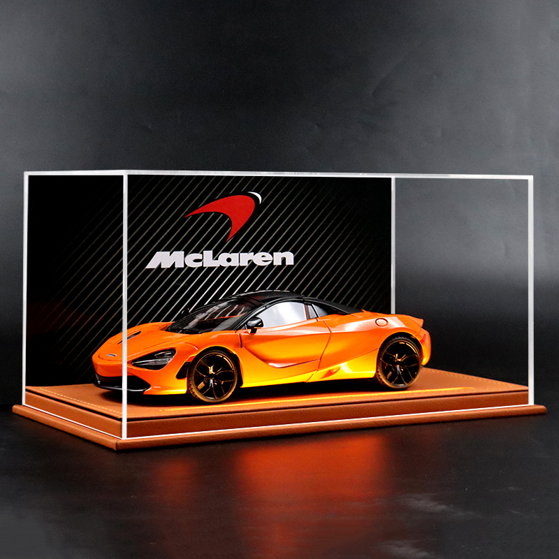 Extra-Large Mclaren 720S Alloy Sports Car Model 1/18 Scale Simulation Car Model Collectible Car Ornament Gift for Boys