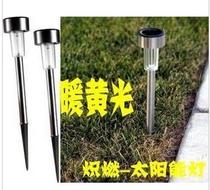 Solar Lamp Solar Grass Terrace Lamp Courtyard Lamp Stainless Steel Solar Garden Lamp Landscape Decorative Lamp