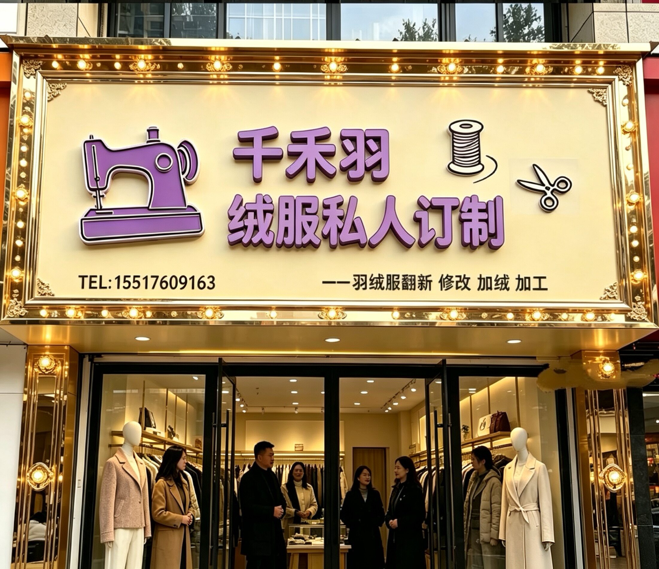 千禾羽绒服翻新订制改衣