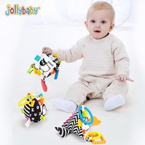 jollybaby baby lathe pendant toy with teether rattle baby digital enlightenment toy pendant