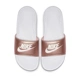 NIKE Nike đen trắng chữ lạnh dép 618919-113 631261-023 AJ6745 - Dép thể thao