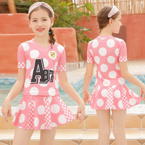 Children Swimsuit Girls Split Skirt Style CUHK Child Swimsuit Swimming Girl Cute Princess Baby Sunscreen Clothing