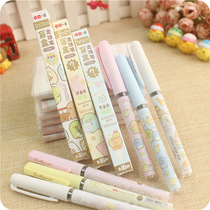Corner partner blind box walking beads gel pen students use cartoon black pen quick dry examination pen to learn a positive stationery