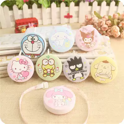 Cartoon soft ruler Mini 1 5M m small tape measure three around carry measuring ruler waist cute pull ruler