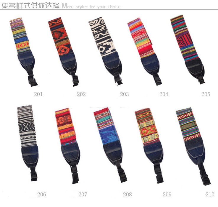 dây đeo SLR máy ảnh dây đeo vai Hàn Quốc retro sân khấu dây đeo phong cách dân gian dây đeo máy ảnh treo cổ với dây buộc - Phụ kiện máy ảnh DSLR / đơn chân máy ảnh mini