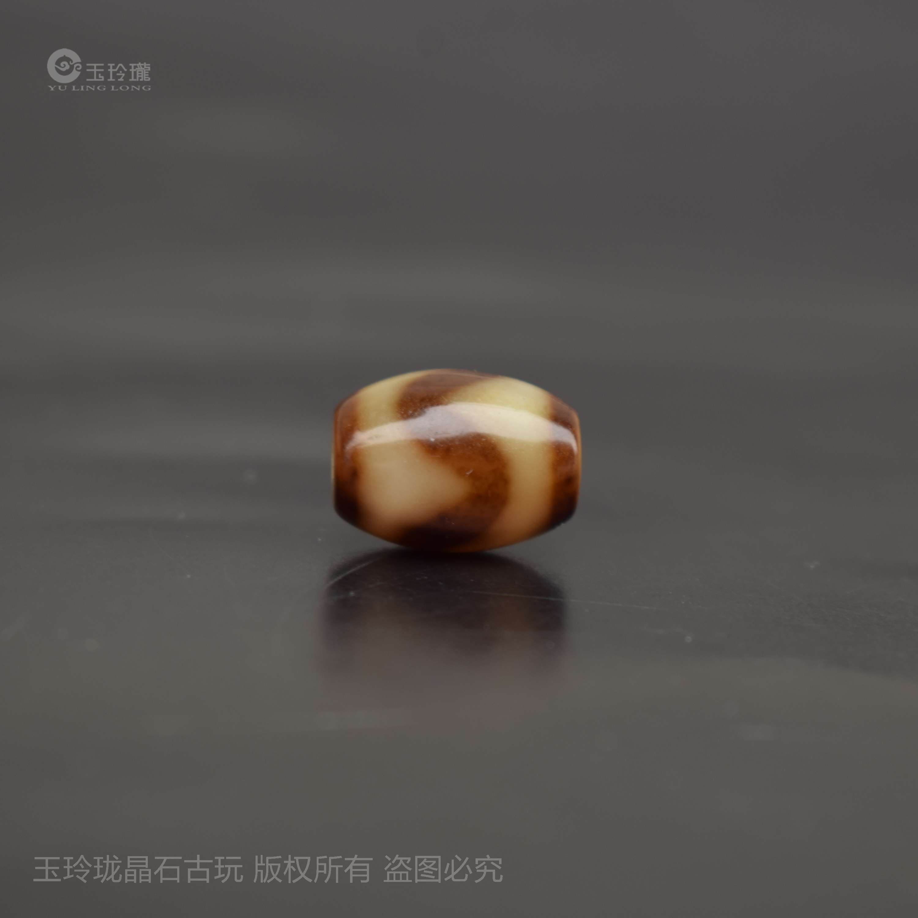虎牙三眼财神贵人天珠，真的能带来好运？🌟揭秘天珠的魅力-手饰