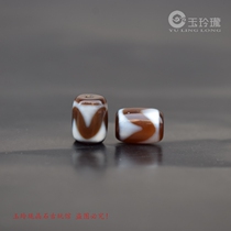 Glossy Small Tiger Tooth Tianzhu Single accessories Manau Tianzhu Handstring Necklace Septal waist Pearl Tibetan Hide Accessories to Play with Beads Loose Bead