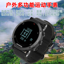 Stainless steel outdoor sports watch Mountaineering Swimming Hiking Altitude Temperature Pressure altitude Compass Waterproof watch