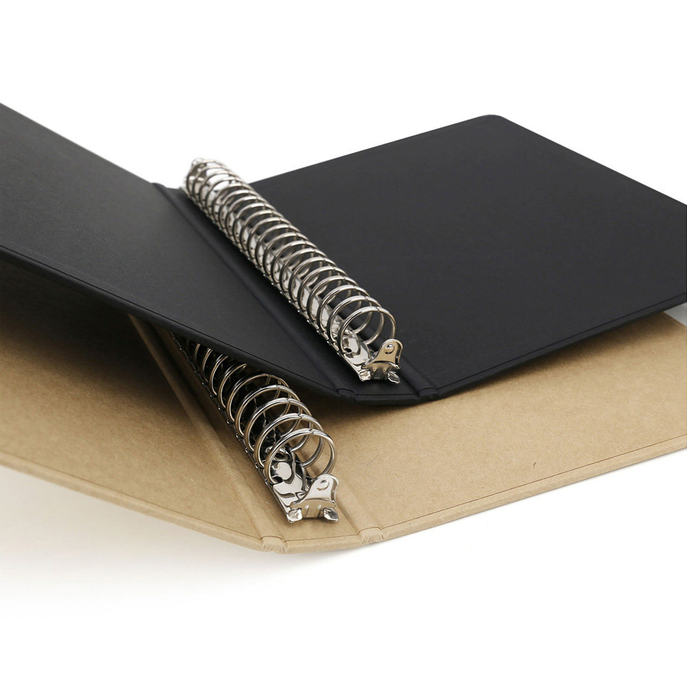 Kraft Paper Live Page Clip A5 Containing Clip 26 Porthole Linen Core Paper B5 30 Holes A4 Office Pen Electric Shell