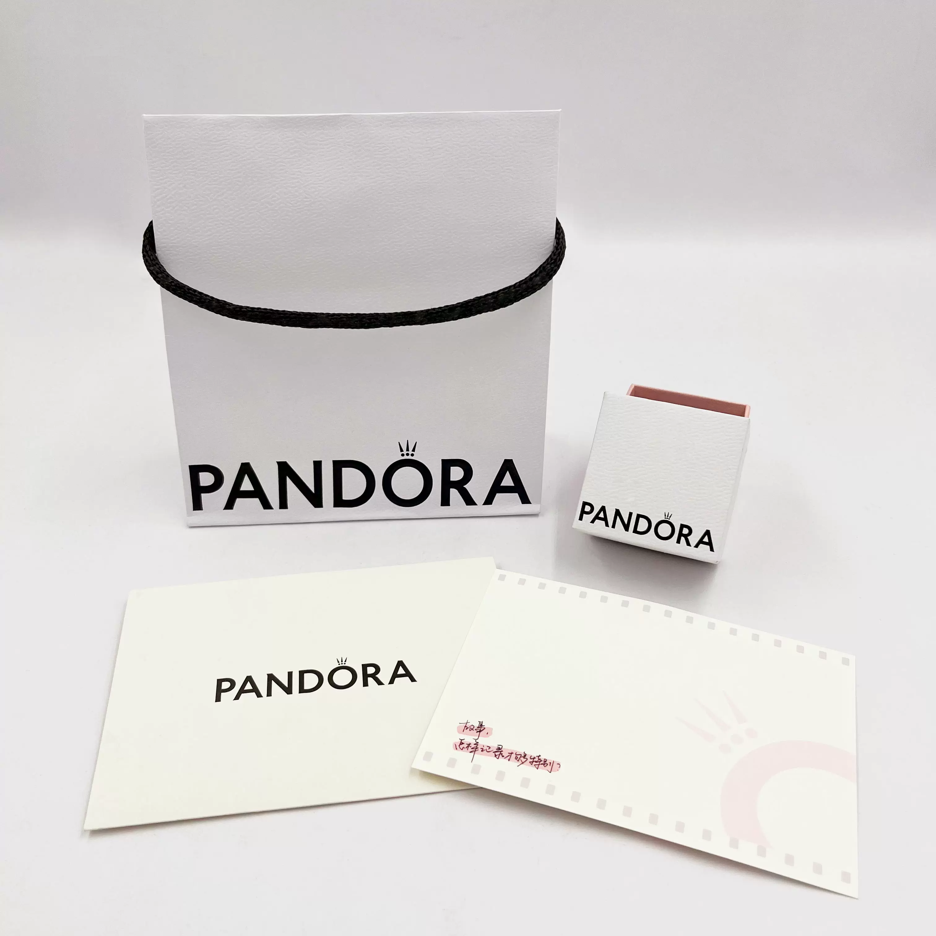 Pandora, ring, necklace from pearl, gift box, storage system