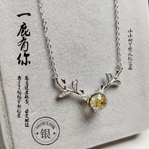 Baby hair pendant sterling silver breast milk necklace pig year pendant baby fetal souvenir gift diy self-made