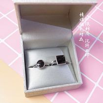 Baby souvenir couple fetal hair ring couple pair ring baby fetal hair material package diy homemade full moon commemoration