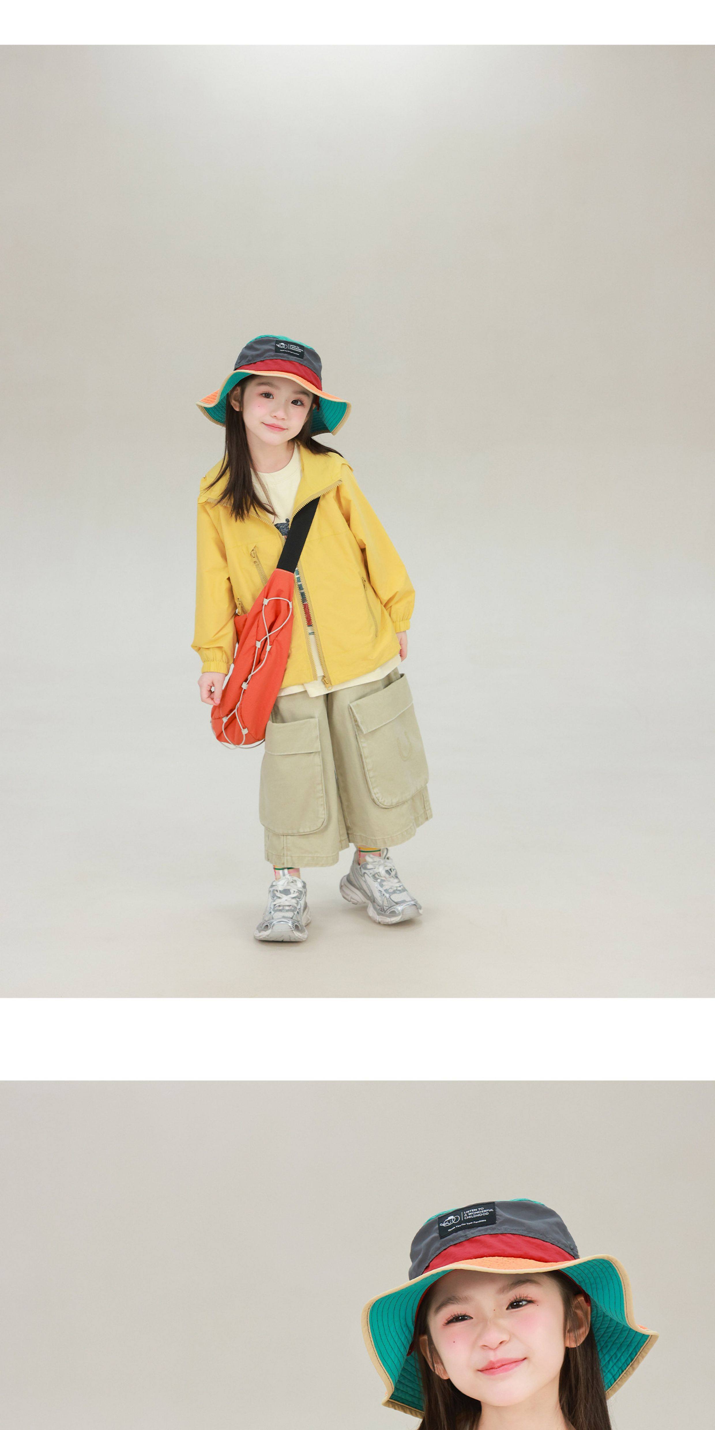 Big-Eared Elephant Girl's Solid Color Hooded Windbreaker Jacket 2026 Autumn New Model Lightweight Quick-Dry Windproof Top — 26