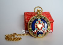 pocket watch mechanical clock electroplated gold pocket watch western