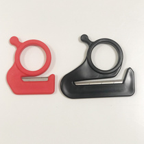 Packing hook knife ring knife ring knife finger knife cutting tape rope tape rope tape cutting knife artifact Special