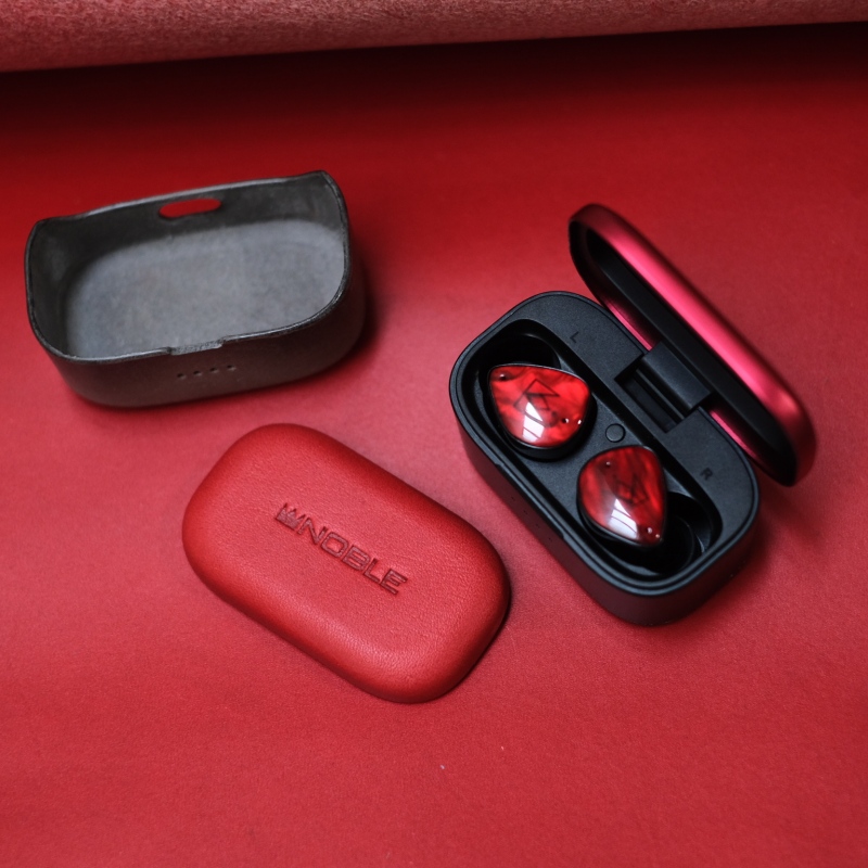 Suitable for Noble Amadeus Mozart True Wireless Earphone Protective Case, Simple Leather Protective Case, Multiple Colors Available for Color Matching