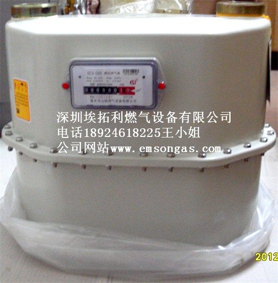 G25 gas meter hotel hotel gas meter film gas meter measuring gas flow meter 40 cubic leather film meter