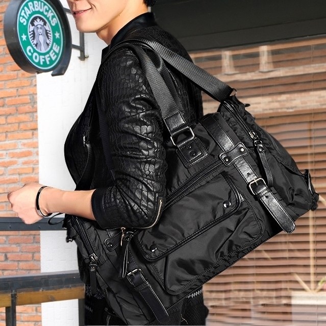 2022 New Single Shoulder Bag Men Skew Satchel Business Casual Sports Waterproof Oxford Bumen Handbag Travel Bag