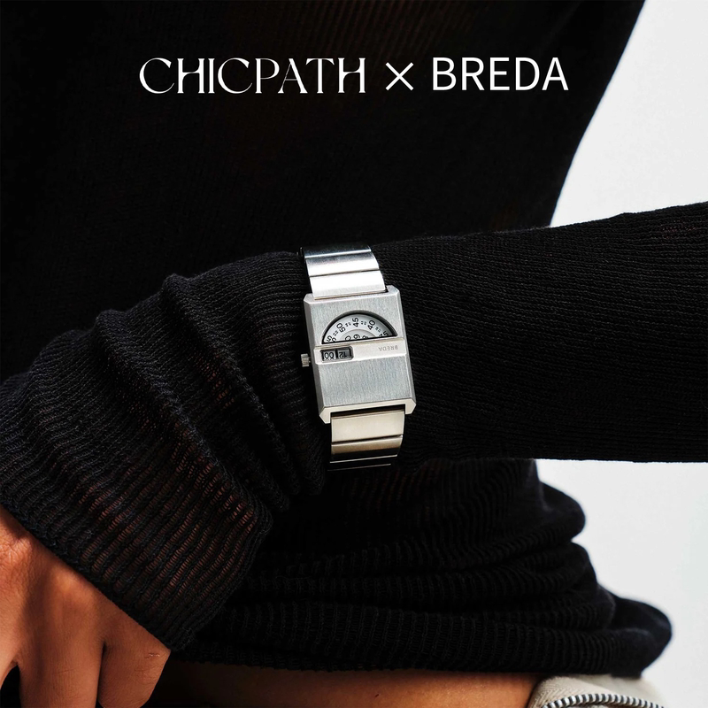 Breda Half-Moon Hollow-Out Transparent Window Watch, American Niche Fashionable Minimalist Modern Digital Display Wristwatch, Quartz Watch for Couples Breda Half-Moon Hollow-Out Transparent Window Watch, American Niche Fashionable Minimalist Modern Digital Display Wristwatch, Quartz Watch for Couples