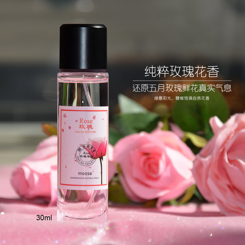 Pure Rose Perfume for Women, Long-Lasting Light Fragrance, Natural Fragrance, Fresh French May Rose Scent, Authentic for Students and Men