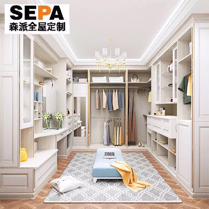 Whole wardrobe custom sliding door open cloakroom custom modern wardrobe whole house custom furniture