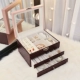 Новый*Brown Kite Color/ Three -Layer*Прозрачная крышка и два ящика