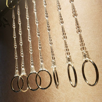Economy Affordable Clothing Shop Rings Crystal Rings Steel Wire Hanging Clothes Hanging Clothes Beads Chain Hanger Racks