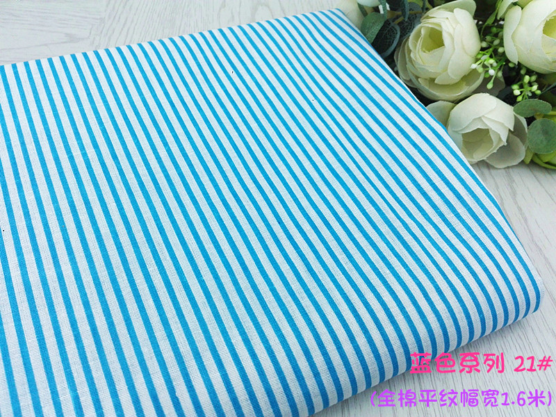 Màu xanh cotton twill vải mục vụ nhỏ hoa tinh khiết bông vải nhỏ tươi handmade TỰ LÀM rèm sofa váy