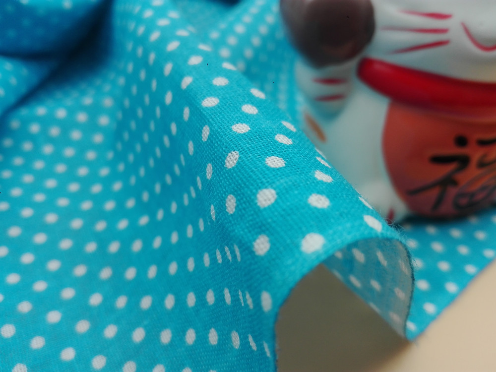 Polka dot polka dot vải cotton handmade diy ngọc nước điểm cotton in vải áo sơ mi quần áo