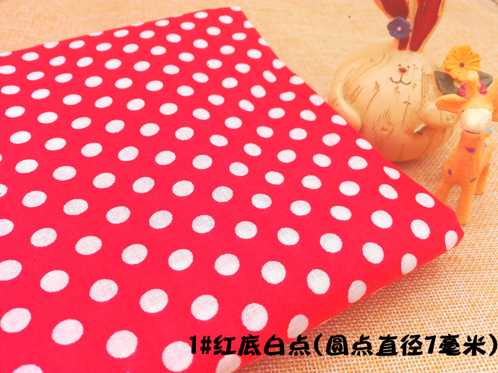 Mục vụ dot dot bông vải điểm ý tưởng phim hoạt hình handmade TỰ LÀM bông vải quần áo váy hoa vải