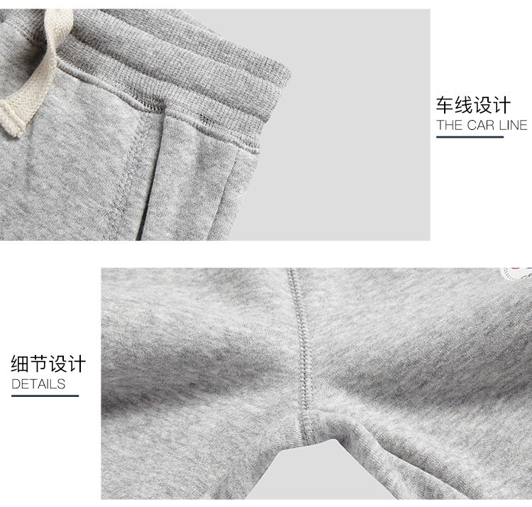 Converse匡威 儿童 加绒加厚 棉质长裤 图12