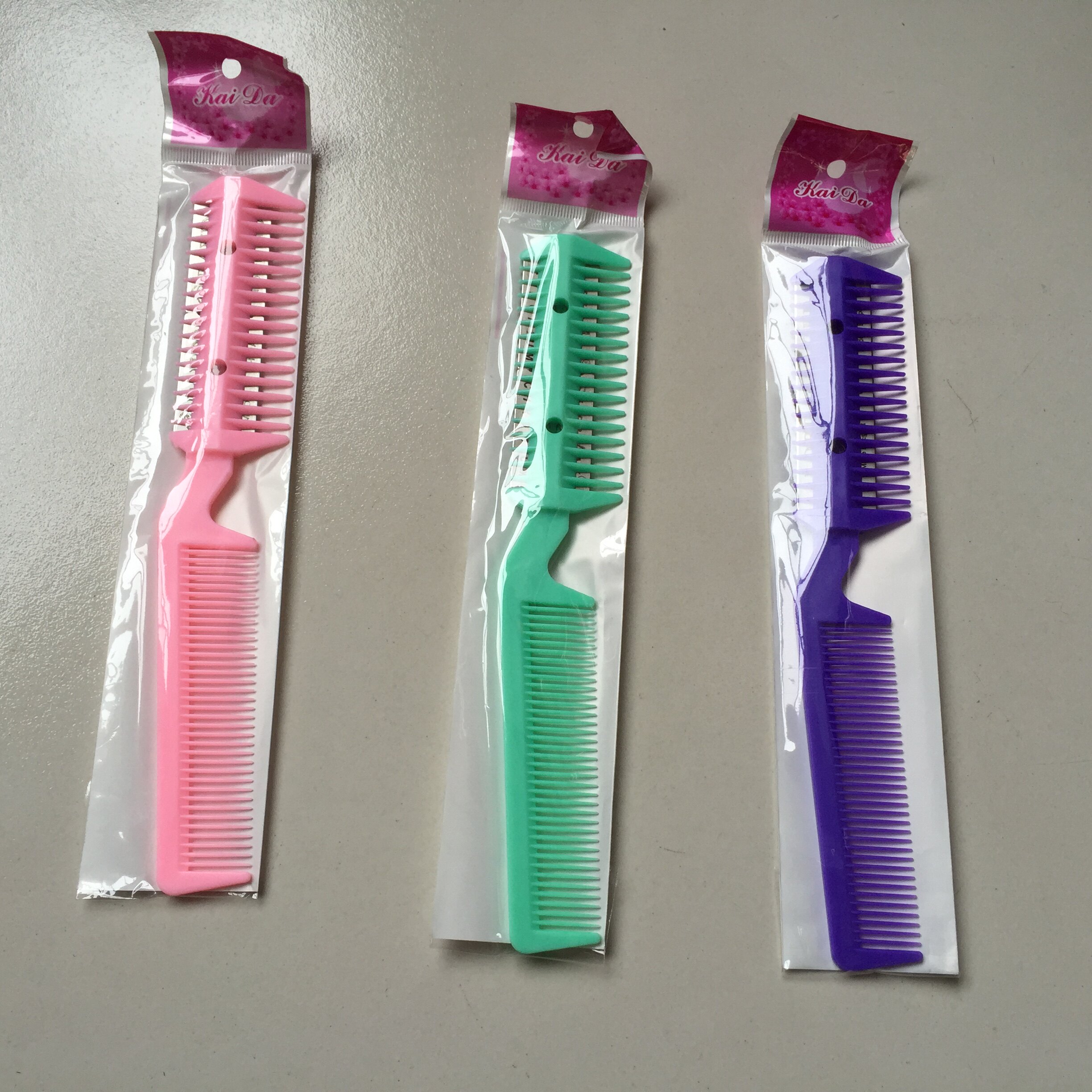 Xu Chang Wig Factory Spot Batch Cut Hair Comb Fake Hair Comb Colorful Hair Dressing Comb