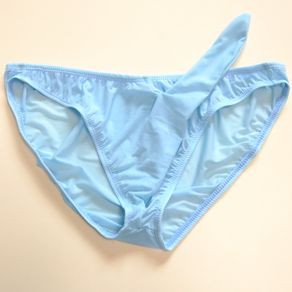 Quần sịp nam T quần lụa lụa nam eo thấp gợi cảm băng lụa bó sát JJ tay áo T-152 bikini quyến rũ