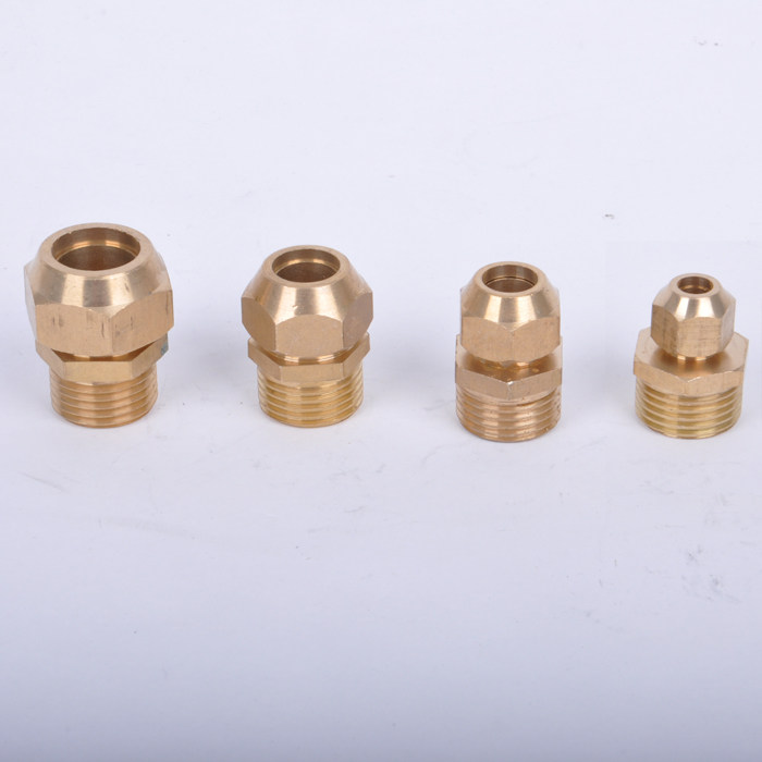 Copper fittings copper pipe adapter 4 divided into 6-in-6 copper joint air conditioning pipe fitting stove copper pick up copper cable