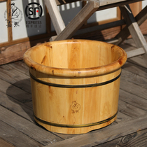 Shunfeng Jiaxi wooden bucket bath foot bucket 2 type cedar wood foot bucket wash foot basin wash original factory with trademark