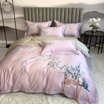 JERYOUN classical new Chinese long - dune cotton four - piece national wind cotton satin is suited for 4 piece suites