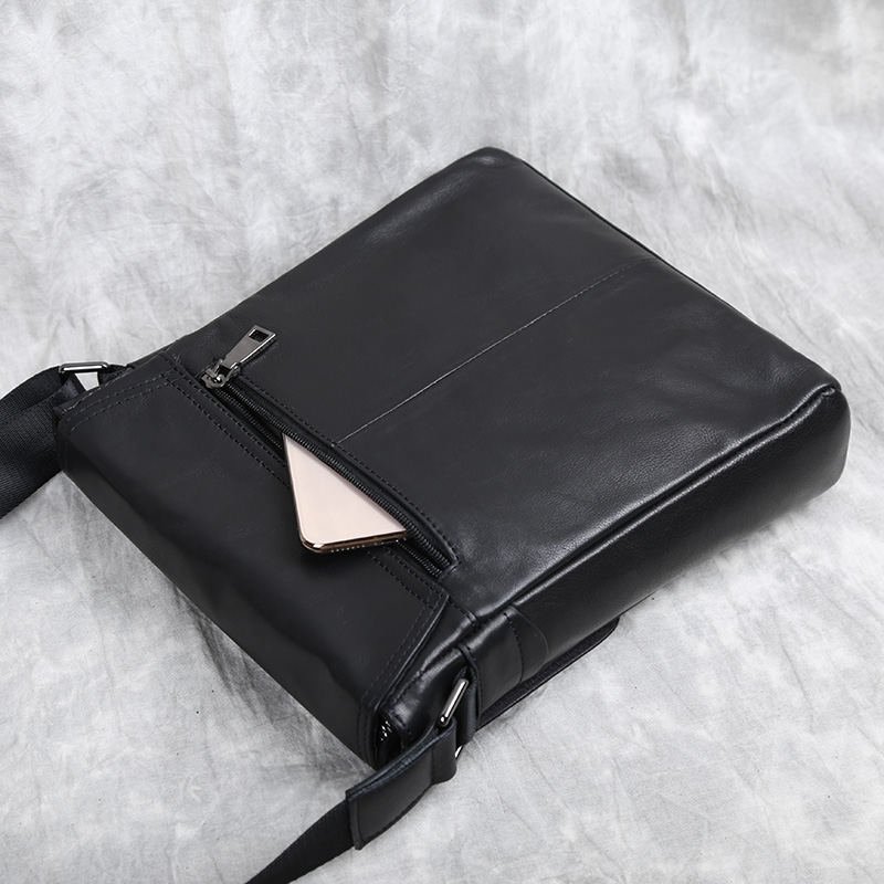 Title 14, Head Layer Cowhide Vertical Crossbody Bag, High...