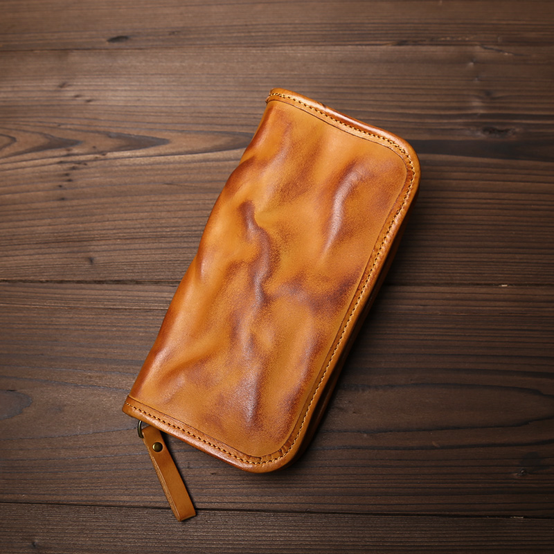 New hand-rubbed handbag retro-simple tanning headbag leather leather bag leather leather wallet