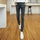 Quần jean nam mùa thu 30 nhân dân tệ dưới phiên bản Hàn Quốc tự tu luyện mỏng eo cao chân bút chì quần bó sát