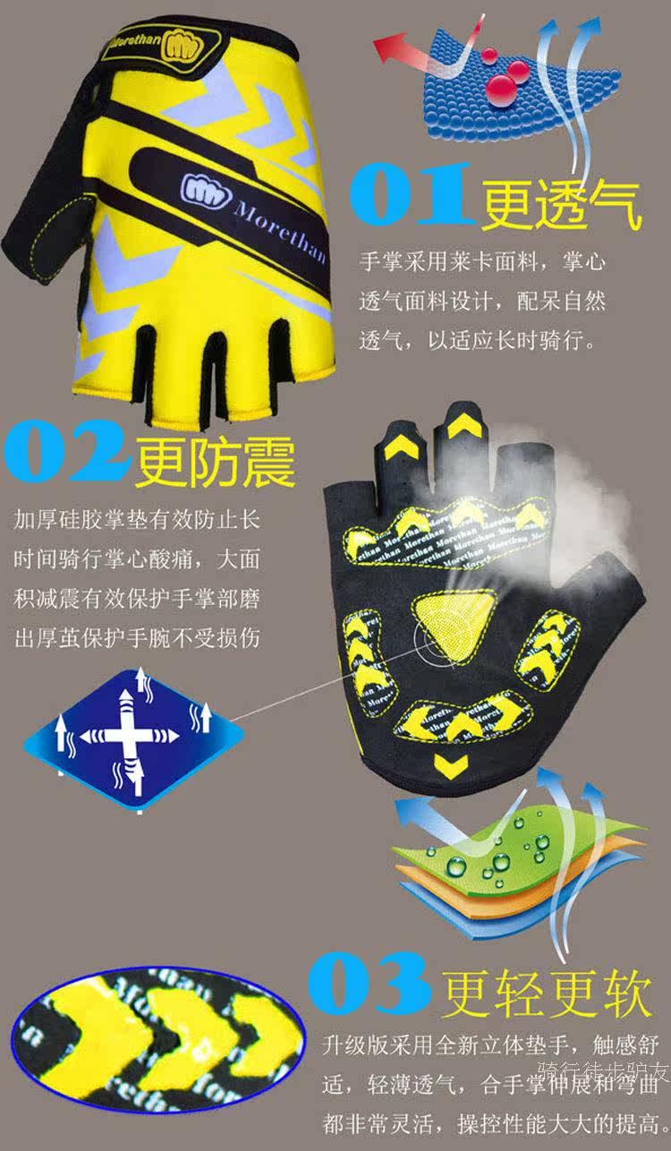 Gants de cyclisme mixte - Ref 2240440 Image 15