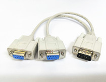 One point two serial line DB9 hole RS232COM Port line one male two female one cm two male head 0 3 meters 1 meter 5 meters