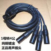 Kannon head line lighting line stage line one point four female four male Kannong head turn to Kanon public stage signal line