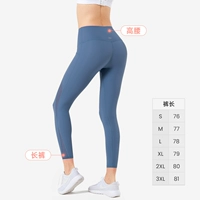 Синий стиль высокой талии