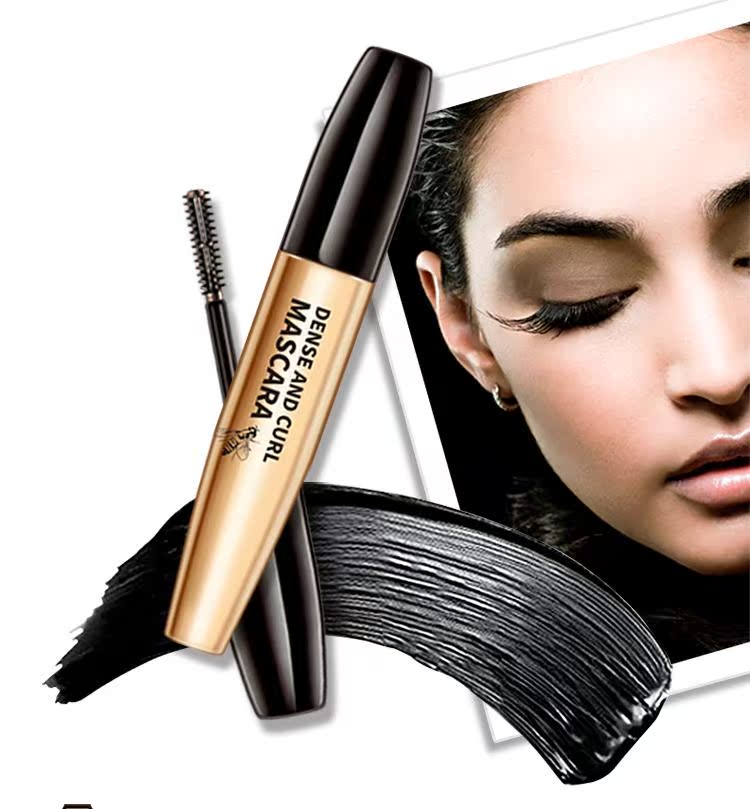 Làm bằng tay châu Âu keo ong mascara chính hãng không thấm nước và uốn cong mồ hôi dày không làm nhòe đôi mắt lớn tăng trưởng chất lỏng lady mascara tốt