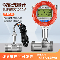 LWGY turbine flow meter sensing transmitter pulse tap water liquid pure water 485 explosion 25 25 32 40 50