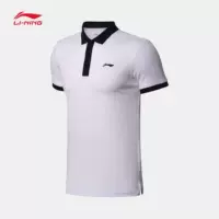 Li Ning áo sơ mi tay ngắn nam 2018 đời mới thể thao loạt ve áo mỏng thể thao mùa hè ngắn - Áo polo thể thao ao polo nam