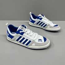 European station spring 2023 new tide breathable mesh cloth shoes four bars comfortable soft sole sports leisure mens shoes