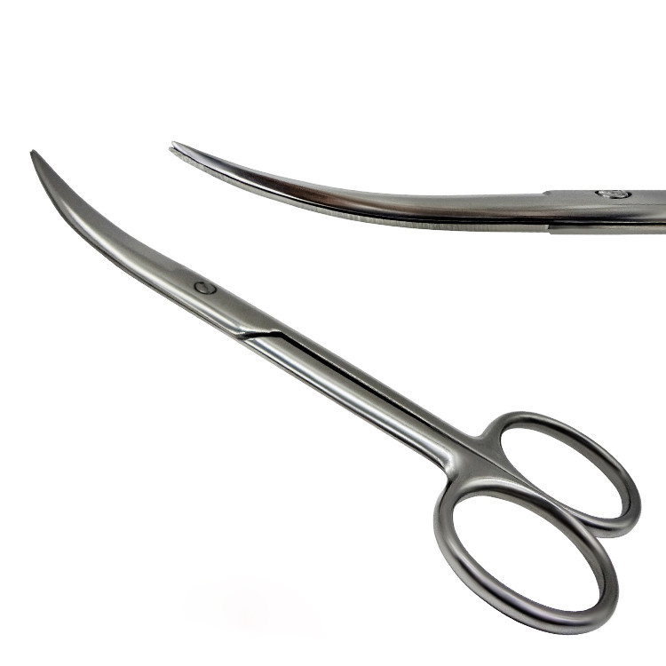 Large number of bends with double eyelet leather adhesive tape Memesh with scissors big bend scissors repair brow cut straight head cut