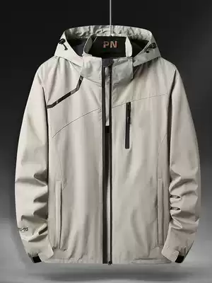 Stormtrooper jacket men's spring and autumn thin three-in-one removable white two-piece set women's outdoor set mountaineering waterproof wind clothes