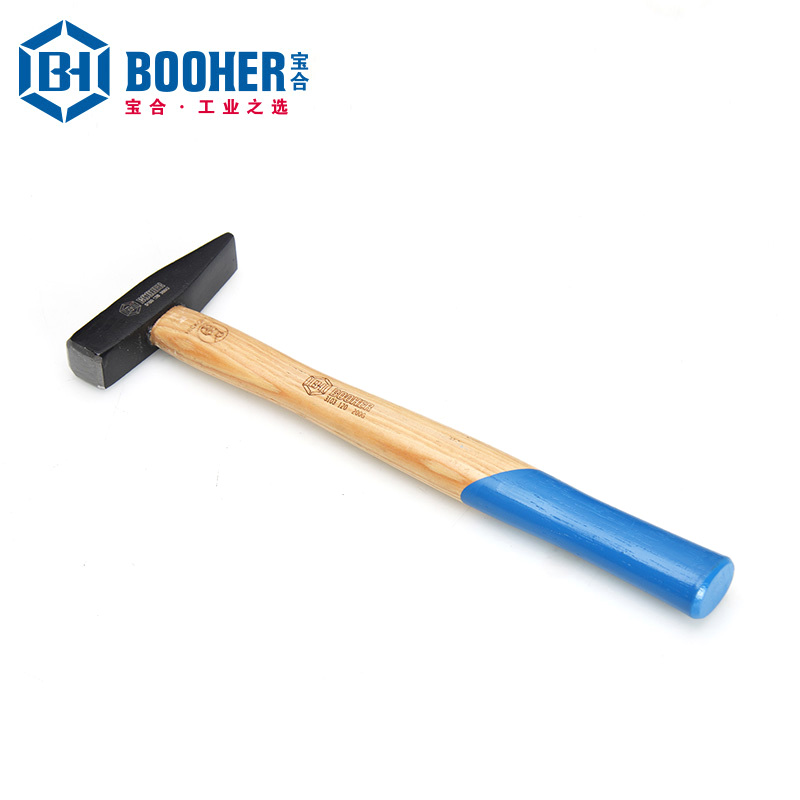 Booher Baoheu Walnut Wood Handle Fitter Hammer BH3103120 30 40 50 200g-500g Optional
